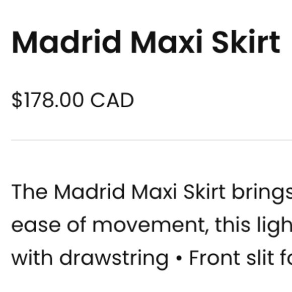 NWT Pure & Simple | Olive Madrid Maxi Skirt - Picture 6 of 17